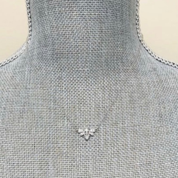 Cubic Zirconia Tiny Queen Bee Necklace, NWT-Boutique - Picture 6 of 10